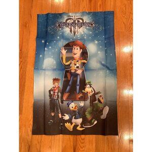 Toy Story Square Enix Woody Print Wall Art Disney Hang Tapestry Poster NEW